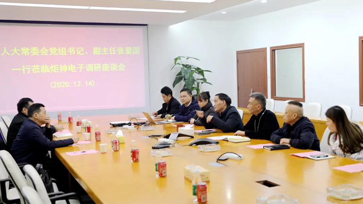 郴州市人大常委會黨組書記、副主任張愛國到炬神電子調(diào)研安全生產(chǎn)工作